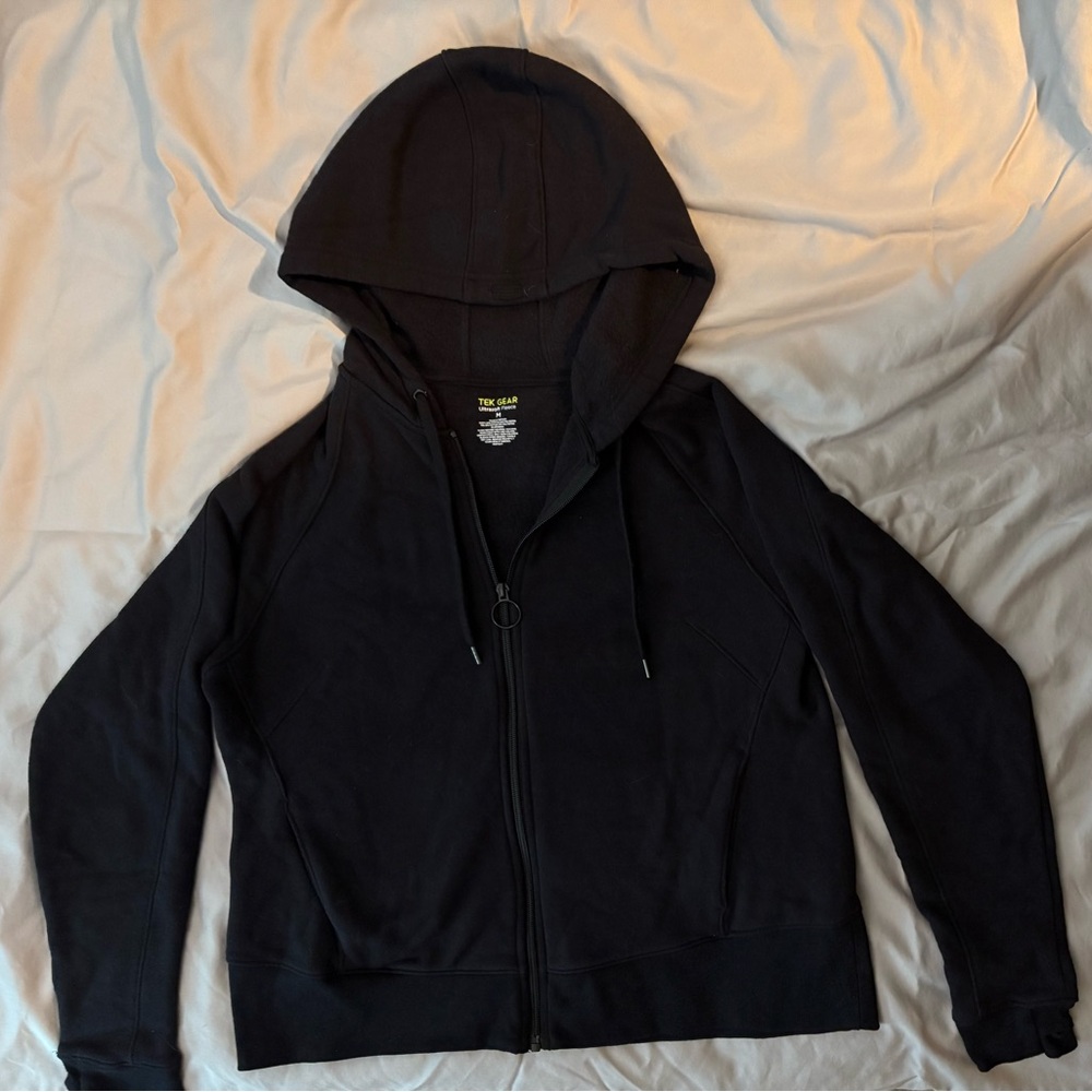 Tek Gear Ultrasoft Fleece Jacket - Black - Picture 2 of 5